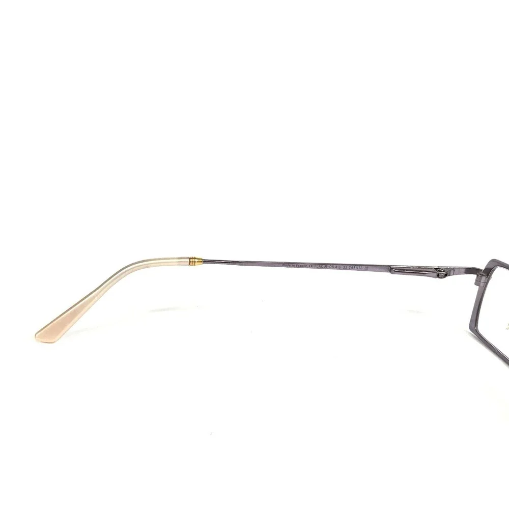 Augar Eyeglasses Frames FP112 BLANC Shiny Purple 22KT GP Gold Plated 49-18-130